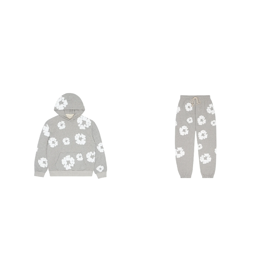Denim Tears Cotton Wreath Sweatshirt + Sweatpants Grey - SET-Bundle-Denim Tears-pikastore.cz