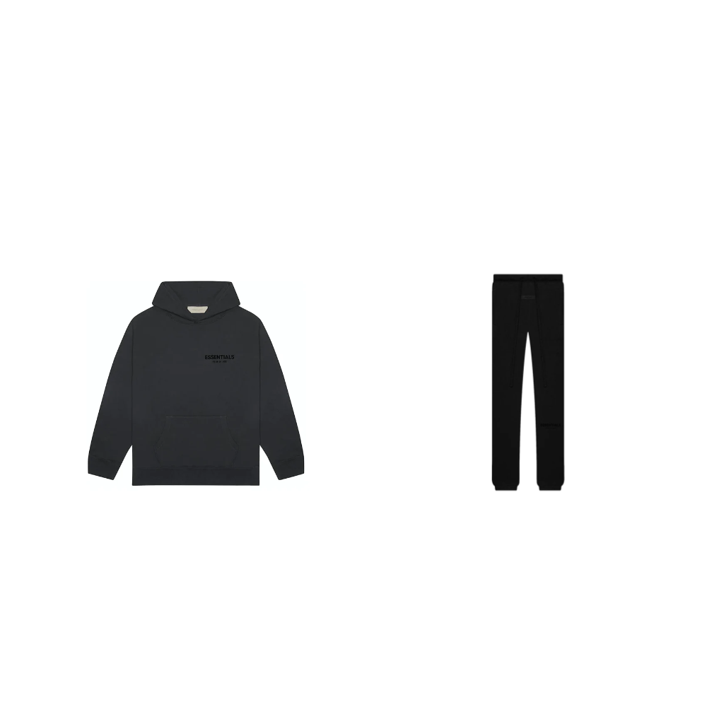 Fear of God Essentials S22 Sweatpants + S22 Hoodie Black - SET-Bundle-Fear of God-pikastore.cz