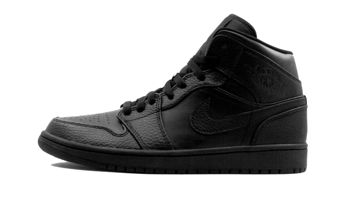 Nike Air Jordan 1 Mid GS Triple Black 2020-Air Jordan-pikastore.cz