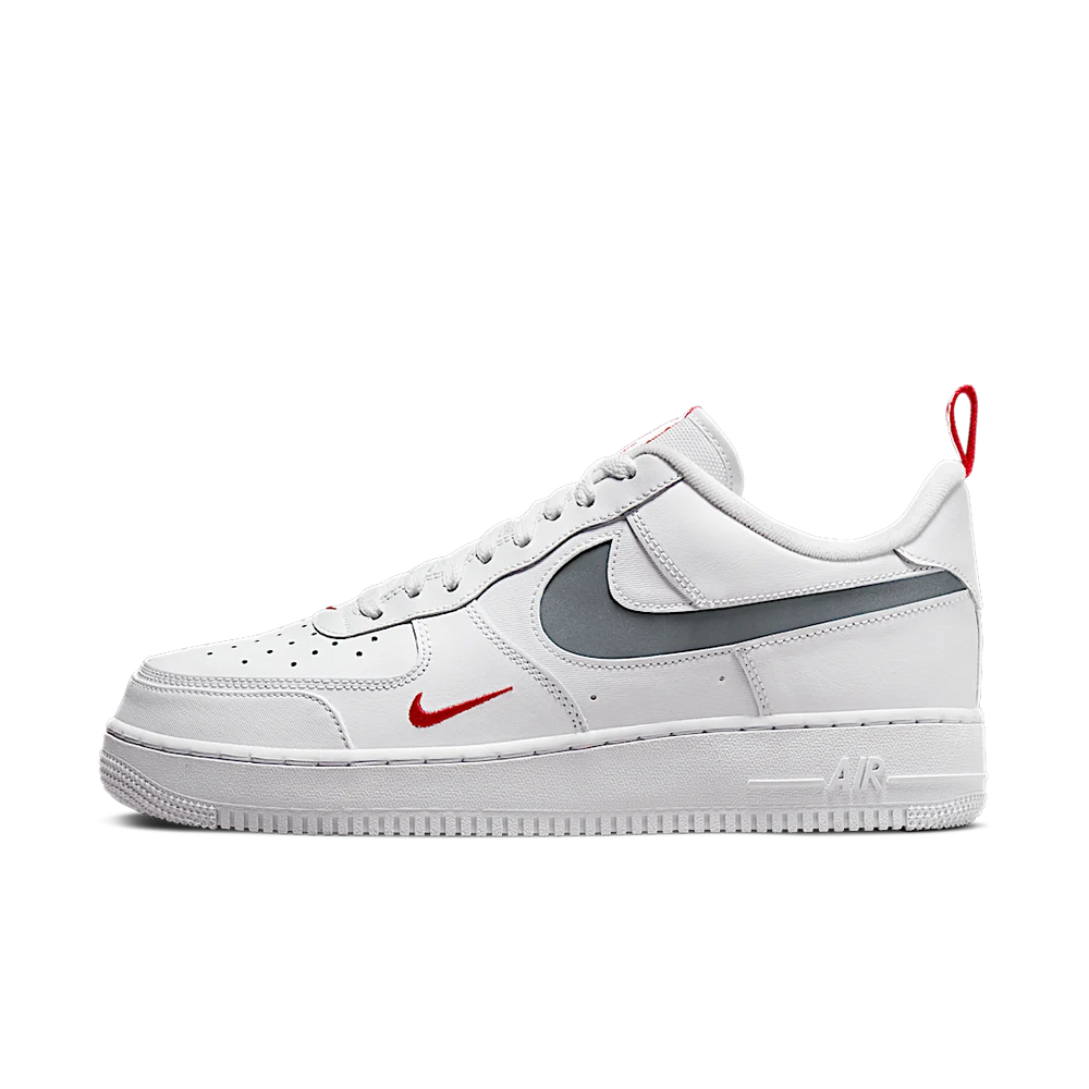 Nike Air Force 1 Low Reflective Swoosh White University Red-sneakers-Nike-pikastore.cz