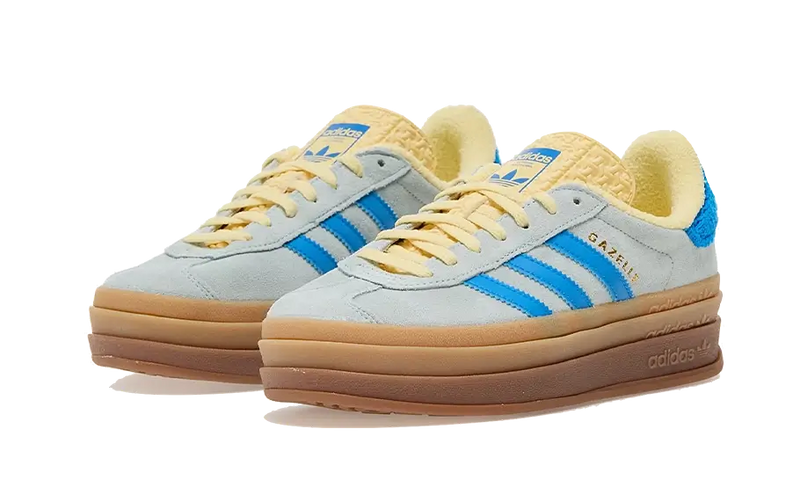 Adidas Gazelle Bold Almost Blue Yellow (Women's)-sneakers-Adidas-pikastore.cz