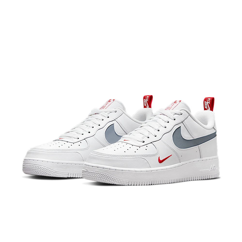Nike Air Force 1 Low Reflective Swoosh White University Red-sneakers-Nike-pikastore.cz