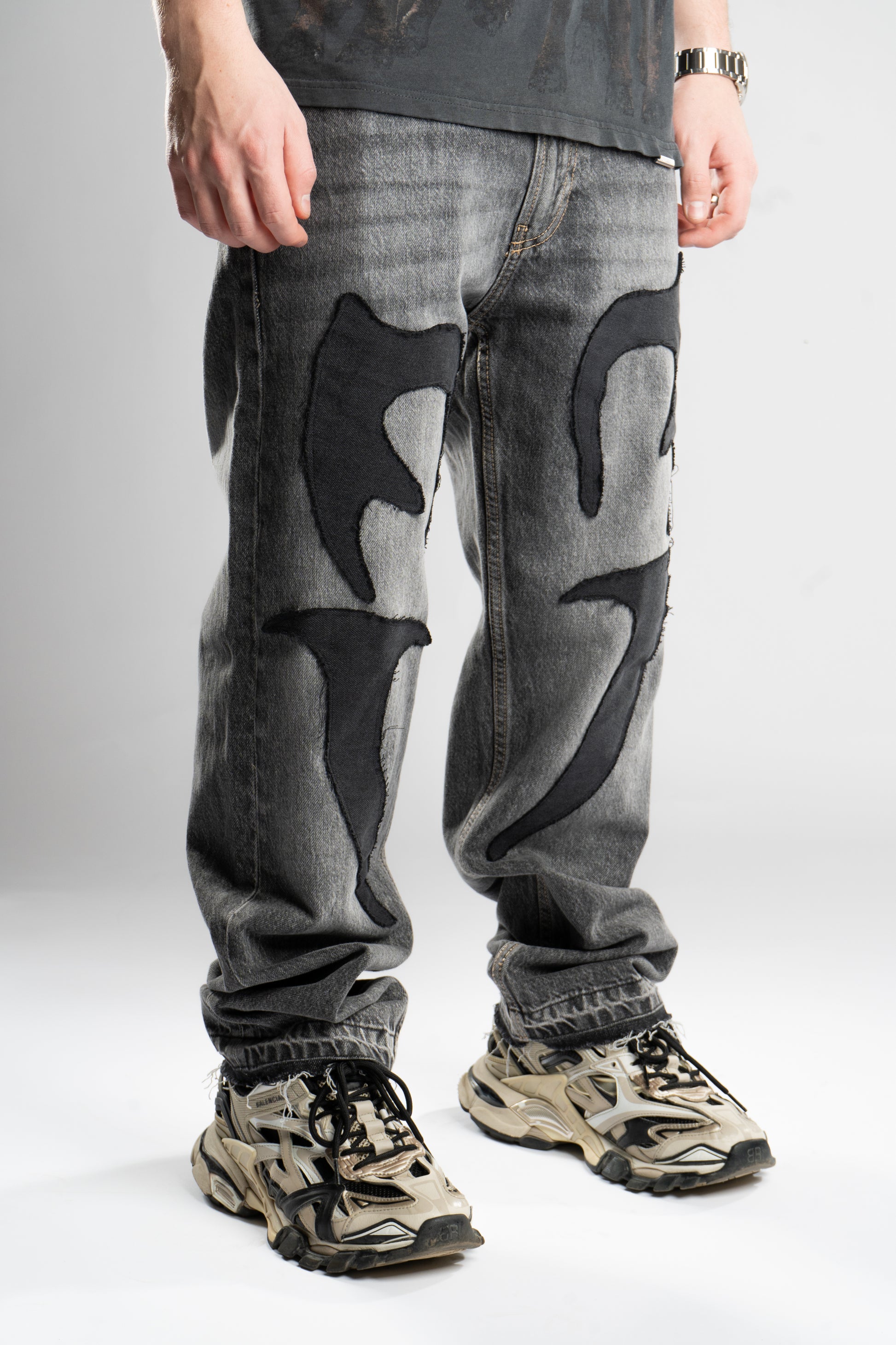 Custom Tribal v2 Jeans-Kalhoty-Custompantsprg-pikastore.cz