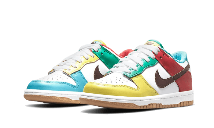 Nike Dunk Low Free 99 White (GS)-sneakers-Nike-pikastore.cz