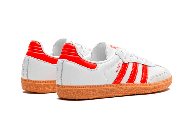 Adidas Samba OG White Solar Red Gum (Women's)-sneakers-Adidas-pikastore.cz