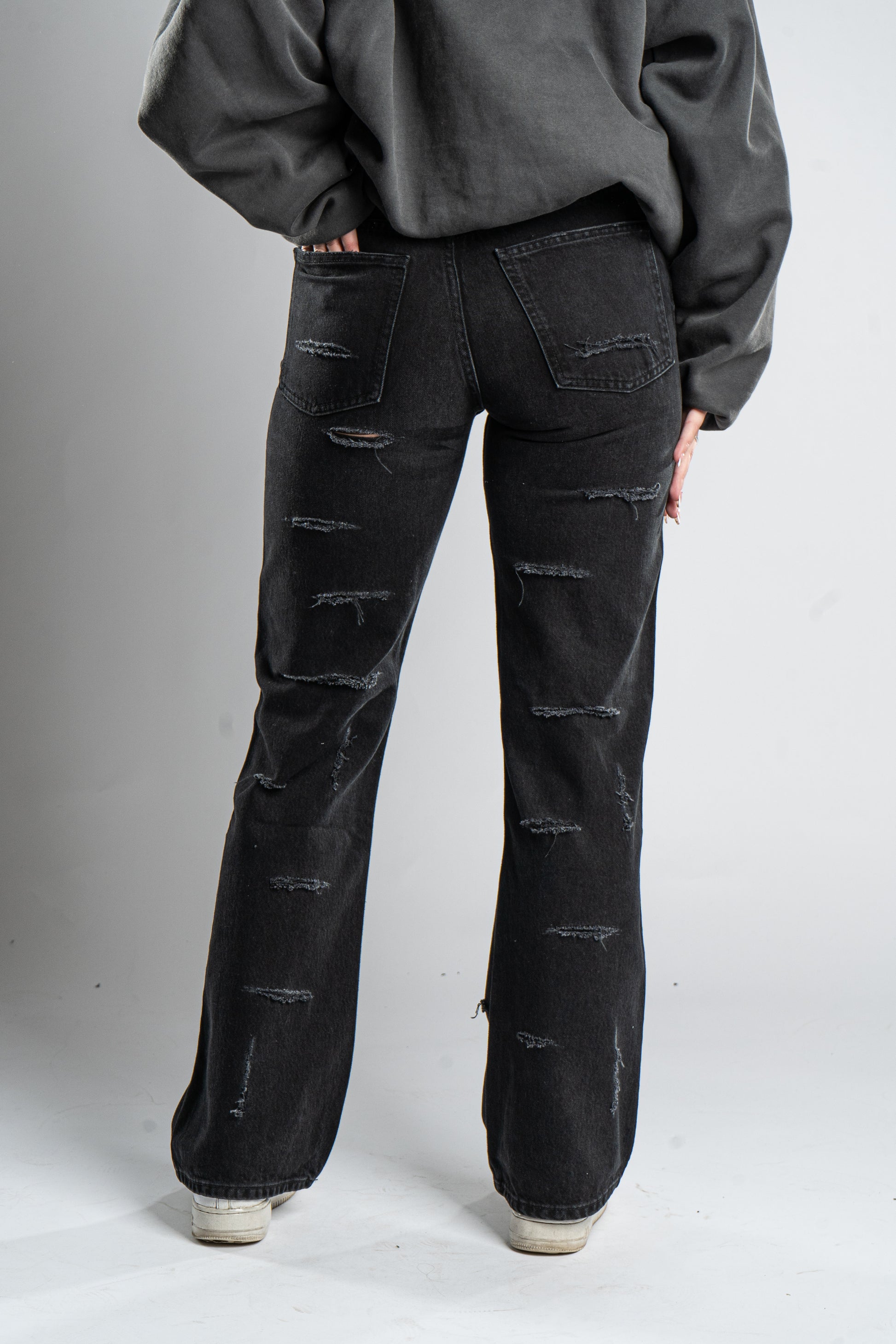 Custom WMNS Basic Distressed Jeans-Kalhoty-Custompantsprg-pikastore.cz