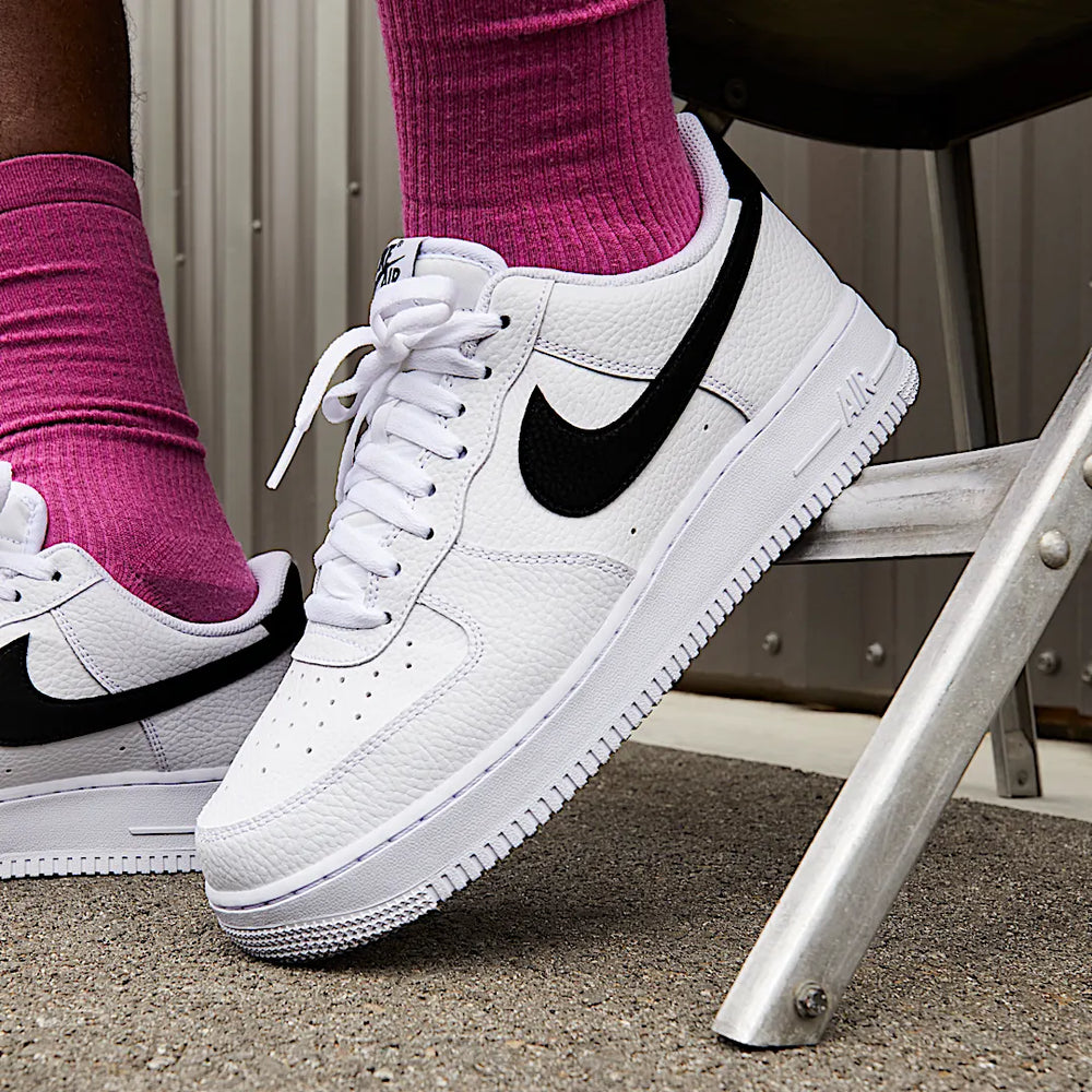 Nike Air Force 1 Low White Black (GS)-sneakers-Nike-pikastore.cz
