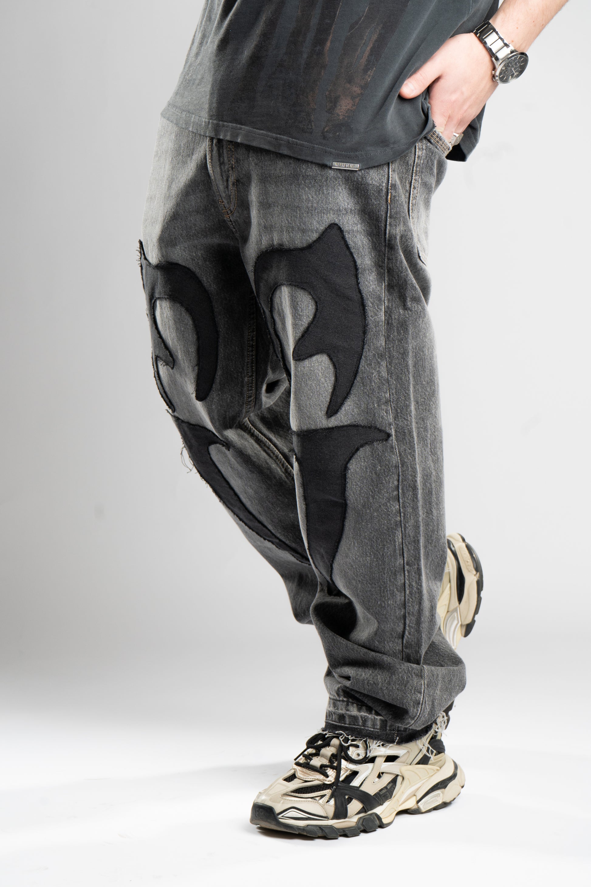 Custom Tribal v2 Jeans-Kalhoty-Custompantsprg-pikastore.cz