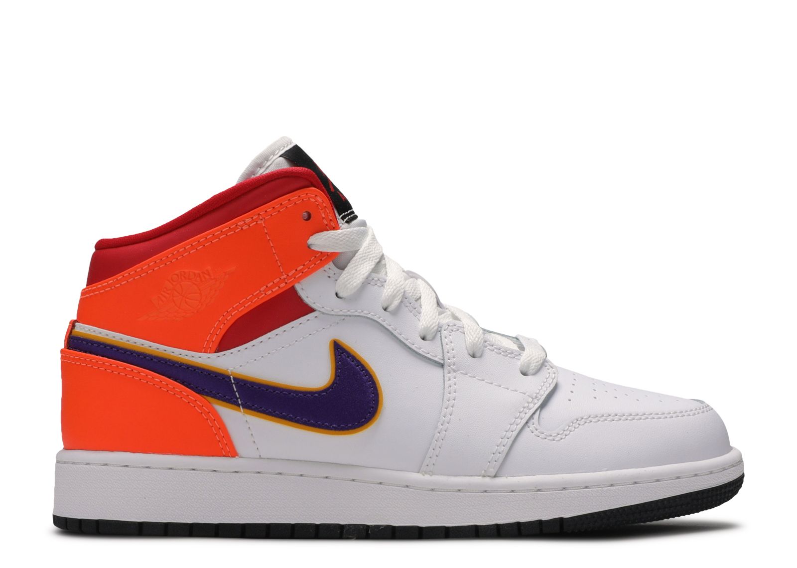 Air Jordan 1 Mid GS White Court Purple Teal-Air Jordan-pikastore.cz