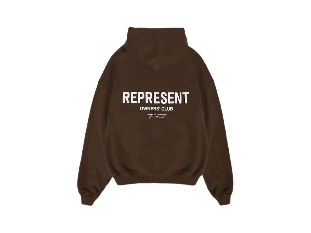 Represent Owners Club Hoodie Brown-Represent-pikastore.cz
