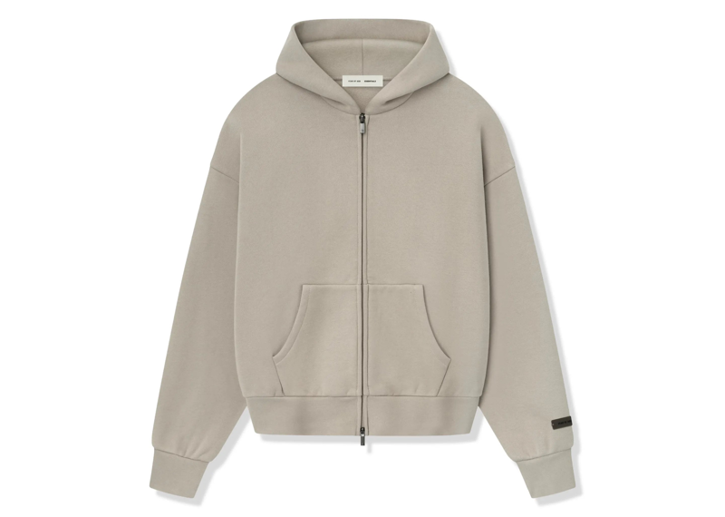 Fear of God Essentials S25 Zip-Up Hoodie Timber - PIKASTORE-Fear of God-pikastore.cz