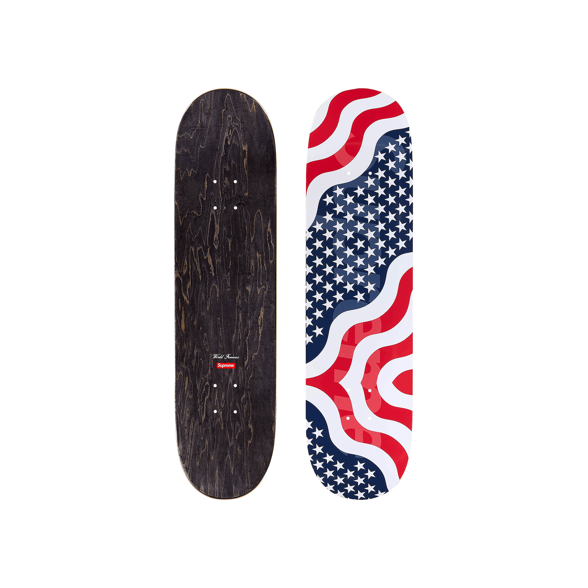 Supreme Flag Skateboard Multicolor 8.25 x 32