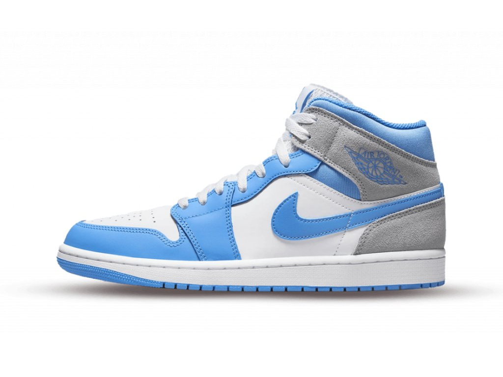 Nike Jordan 1 Mid University Blue Grey-sneakers-Air Jordan-pikastore.cz