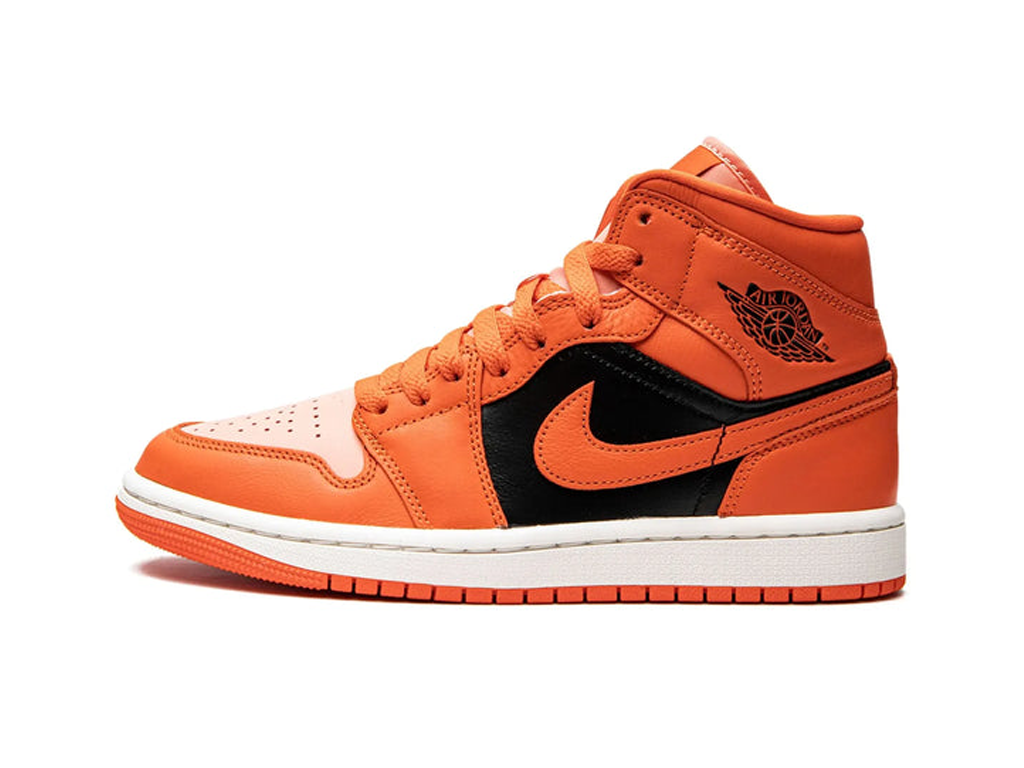 Nike Jordan 1 Mid SE Rush Orange Crimson Bliss (Women's)-sneakers-Air Jordan-pikastore.cz