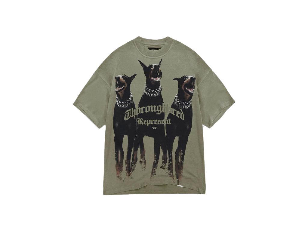 Represent Thoroughbred T-Shirt Khaki-Represent-pikastore.cz