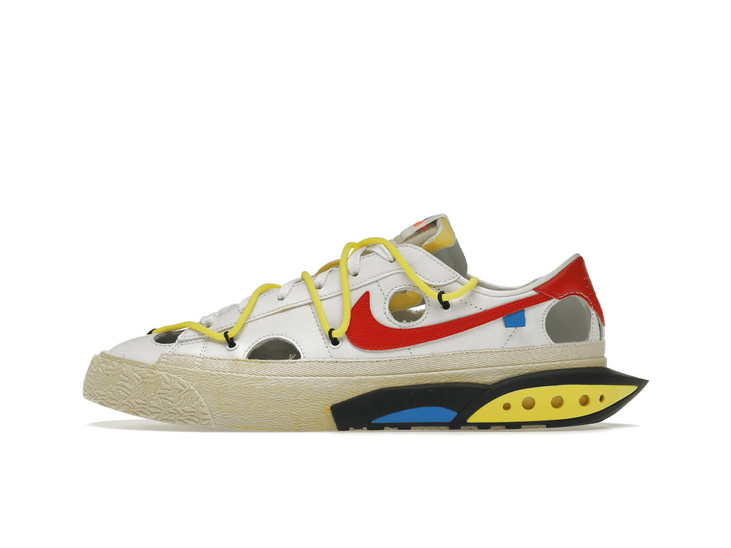 Nike Blazer Low Off-White University Red-sneakers-Nike-pikastore.cz