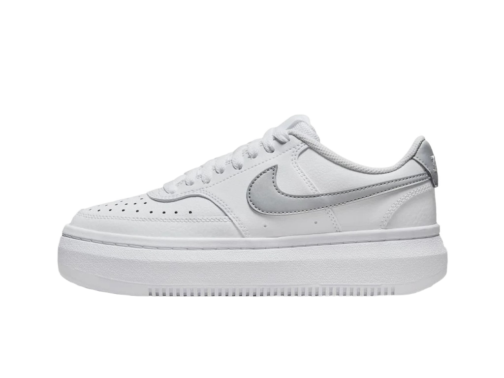 Nike Court Vision Alta Low White Grey (Women's)-sneakers-Nike-pikastore.cz