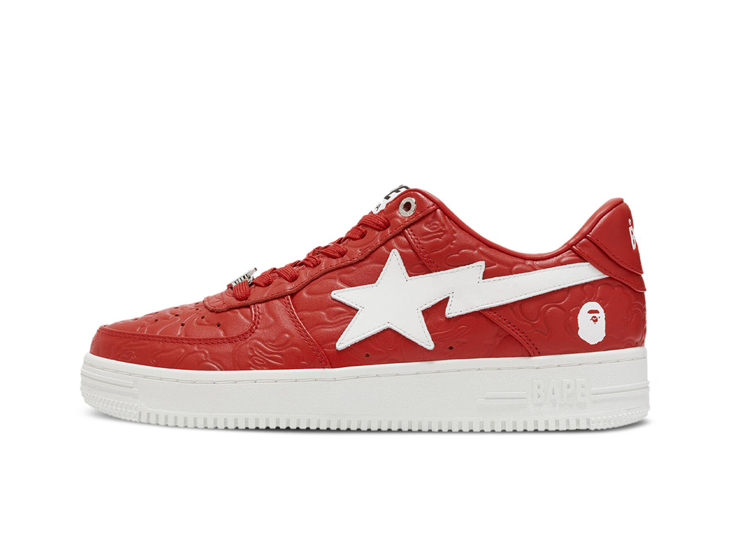 Bape Wmns Bapesta #3 Line Camo Red-BAPE-pikastore.cz