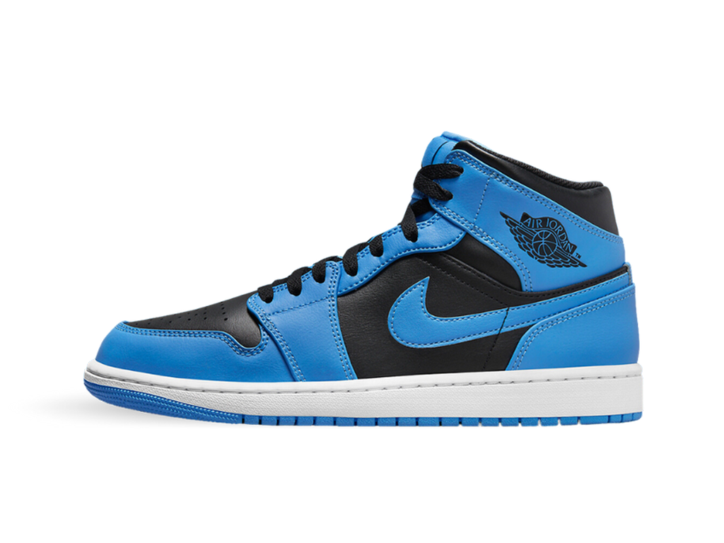 Nike Jordan 1 Mid University Blue Black-sneakers-Air Jordan-pikastore.cz