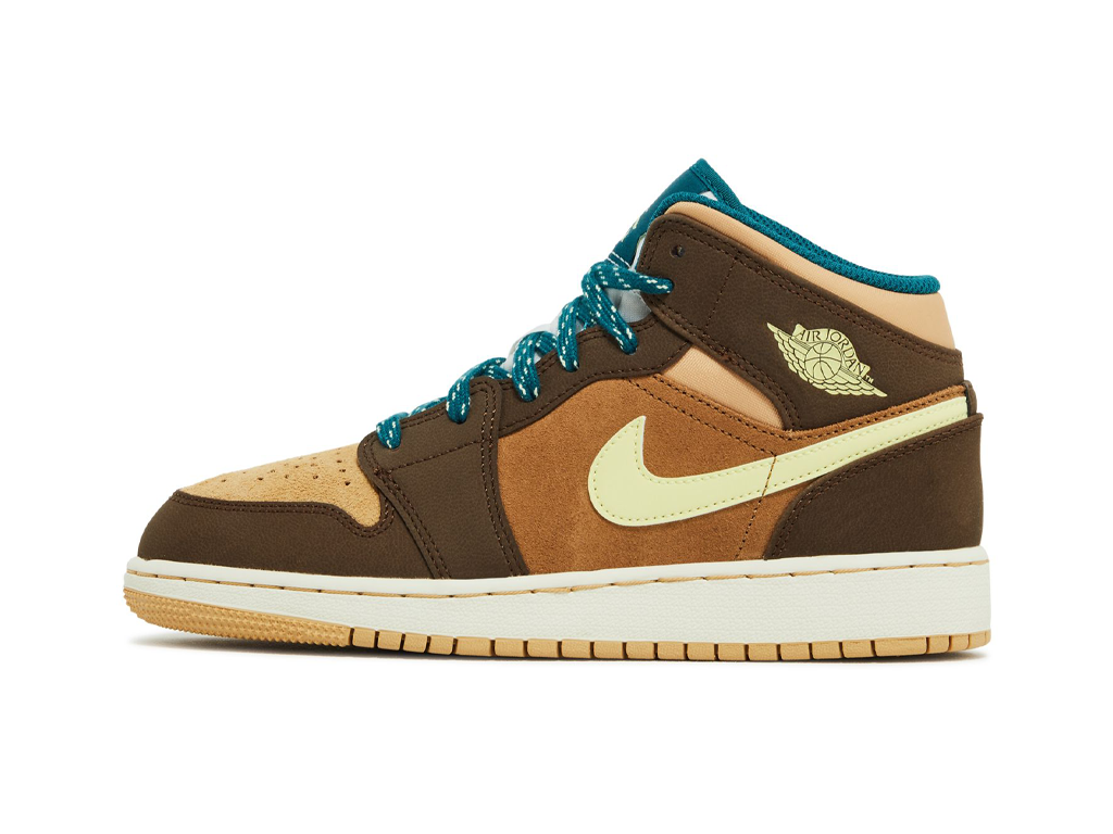 Nike Air Jordan 1 Mid SE GS Cacao Wow-Air Jordan-pikastore.cz