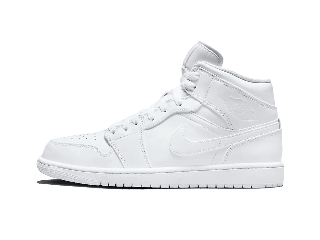 Nike Jordan 1 Mid Triple White (2022/2023)-sneakers-Air Jordan-pikastore.cz