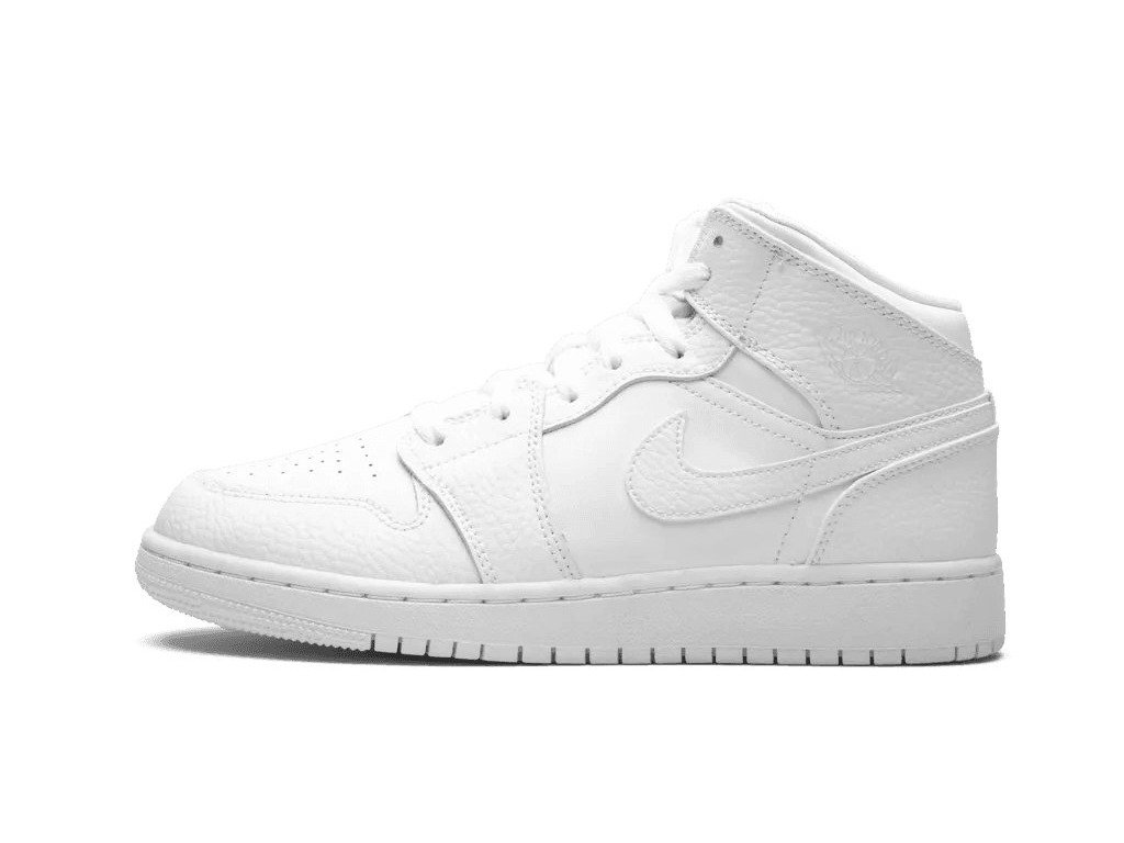 Nike Jordan 1 Mid Triple White 2.0 (2020)-sneakers-Air Jordan-pikastore.cz