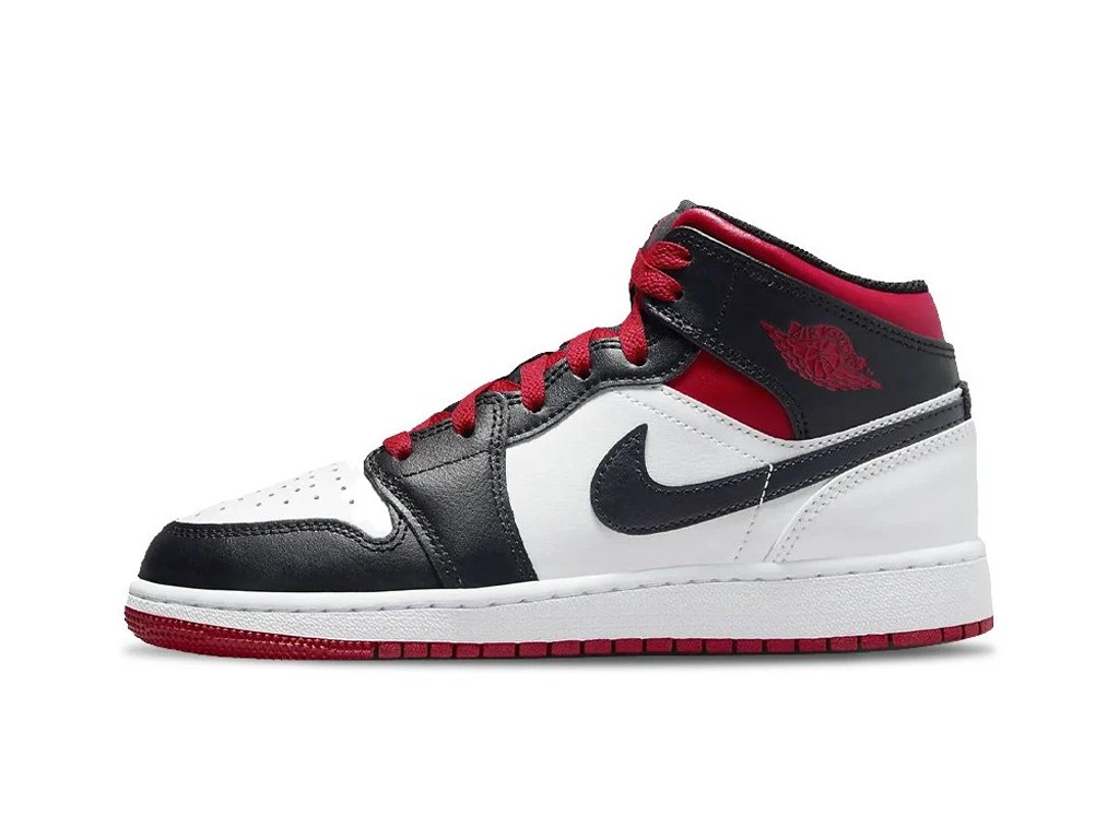 Nike Jordan 1 Mid Gym Red Black Toe-sneakers-Air Jordan-pikastore.cz