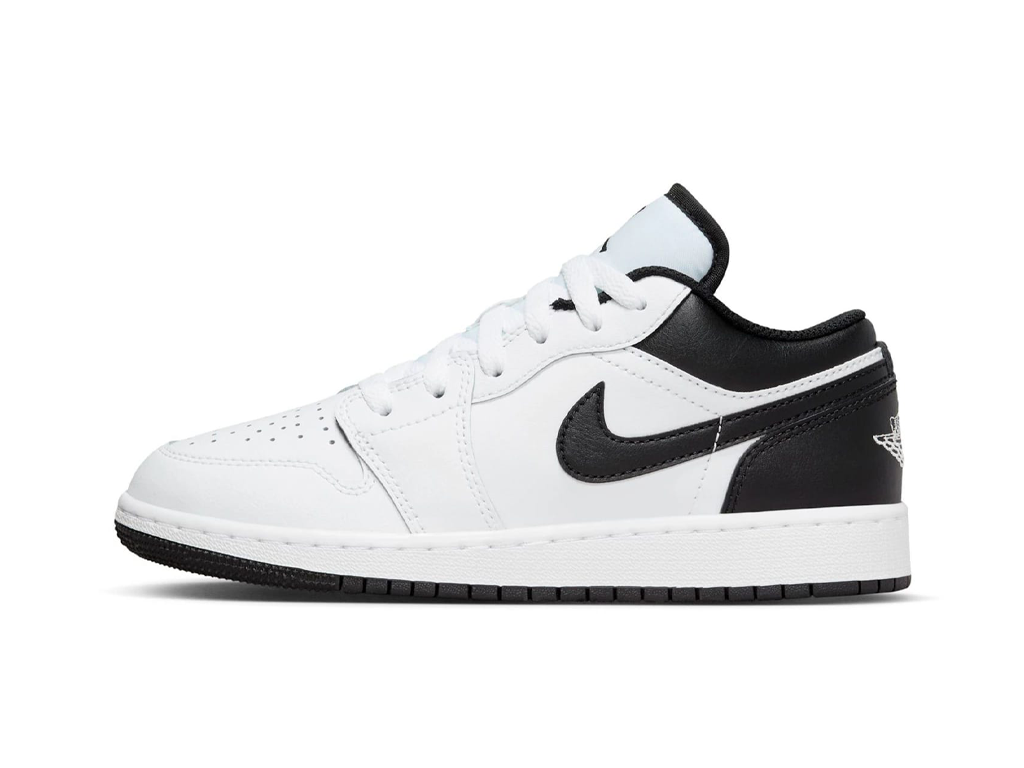 Nike Jordan 1 Low White Black (GS)-sneakers-Air Jordan-pikastore.cz