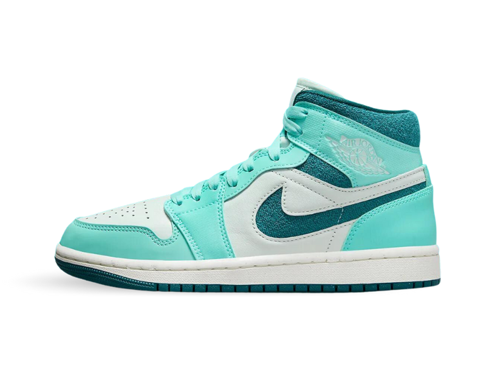 Nike Jordan 1 Mid Chenille Bleached Turquoise (Women's)-sneakers-Air Jordan-pikastore.cz