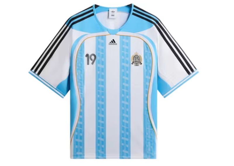 Kith x adidas Messi Football Jersey Blue/White
