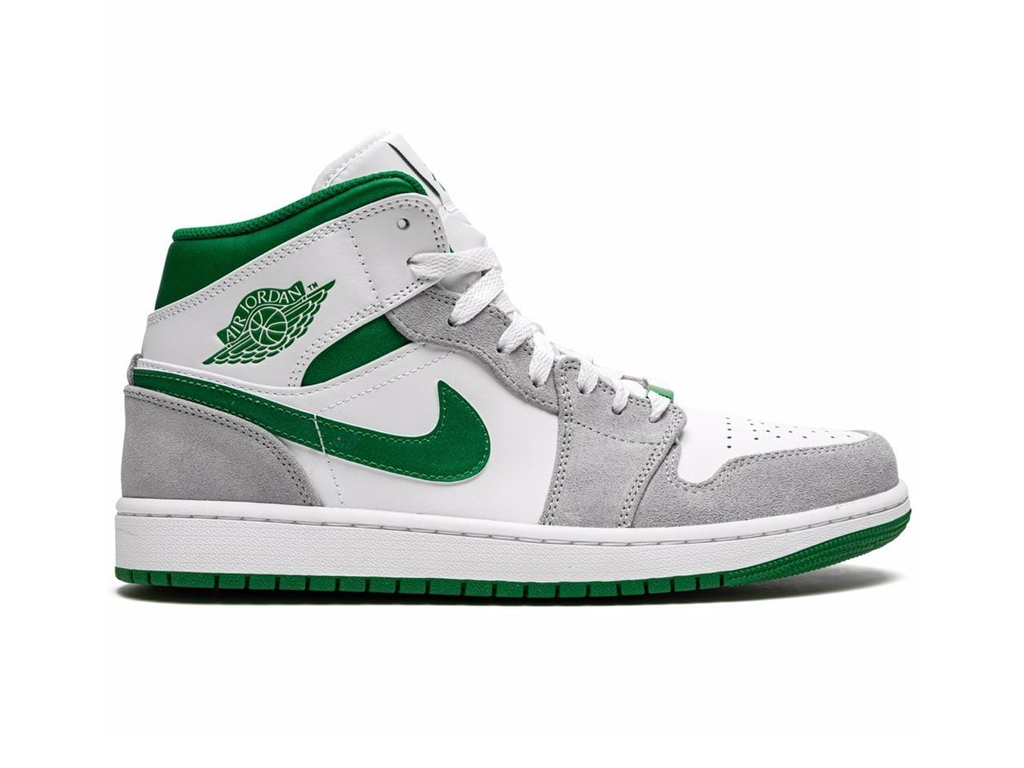 Nike Air Jordan 1 Mid SE GS Grey Pine Green-Air Jordan-pikastore.cz