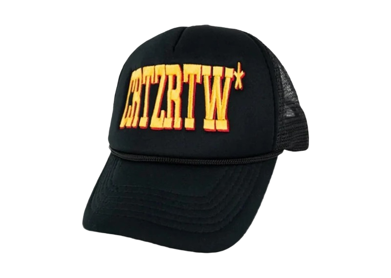 Corteiz Cultfiction Trucker Hat Black-Corteiz-pikastore.cz
