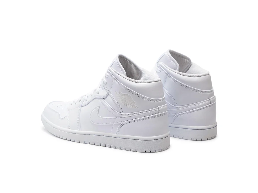 Nike Jordan 1 Mid Triple White (2022/2023)-sneakers-Air Jordan-pikastore.cz