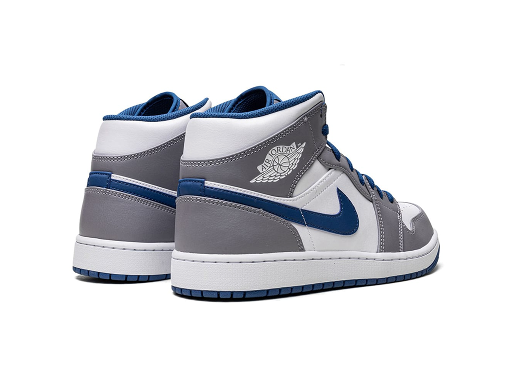 Nike Jordan 1 Mid True Blue Cement (GS)-sneakers-Air Jordan-pikastore.cz