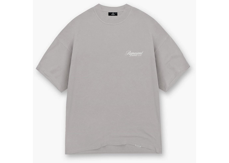 Represent Owners Club Script T-Shirt Slate