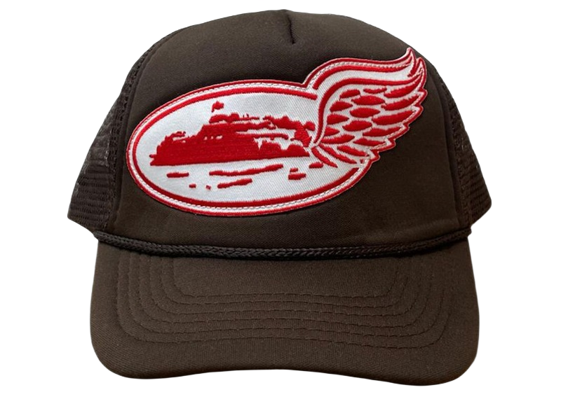Corteiz Wing Trucker Cap Brown-Corteiz-pikastore.cz