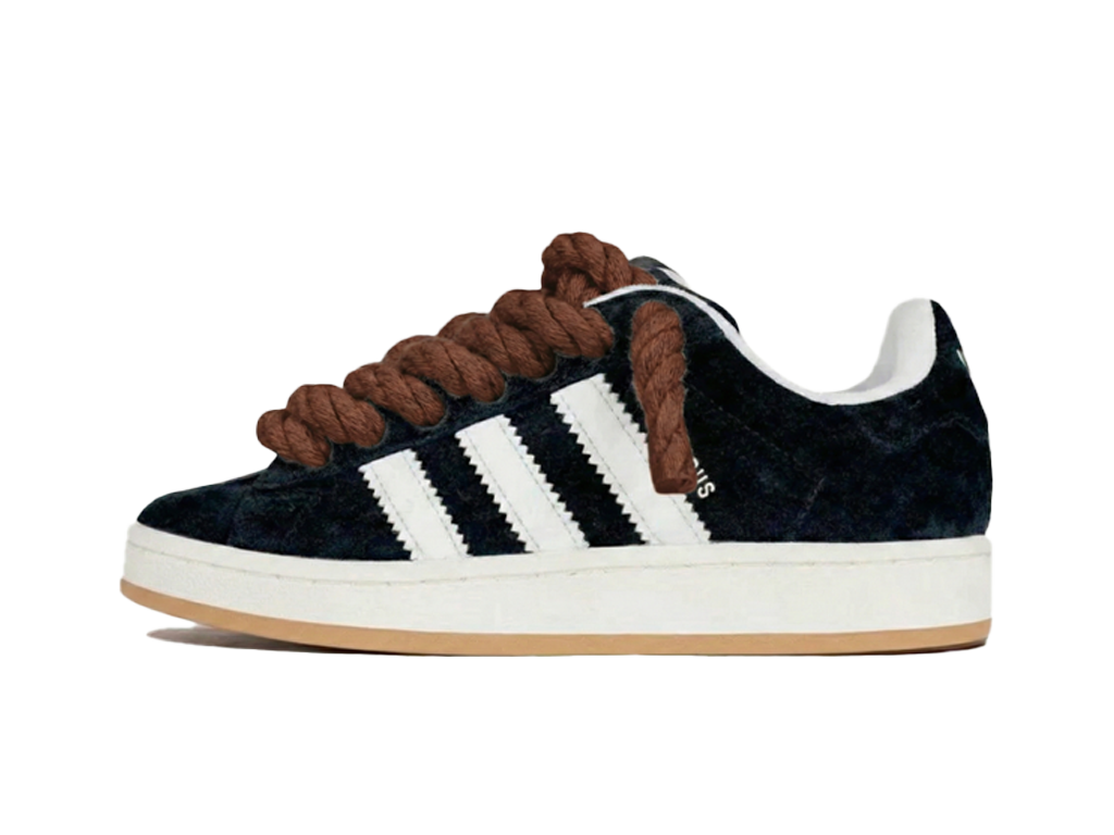 Adidas Campus 00s Black Rope Laces Brown-Adidas-pikastore.cz