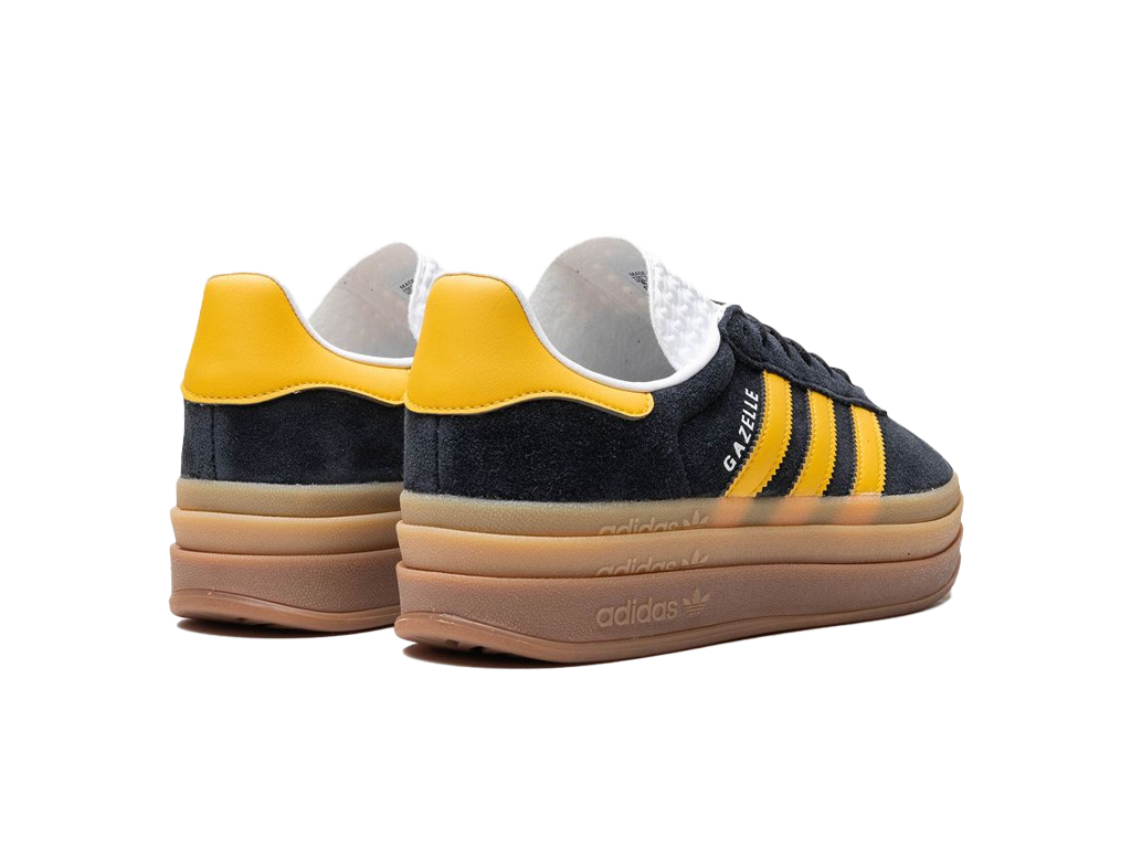 Adidas Gazelle Bold Black Bold Gold (Women's)-sneakers-Adidas-pikastore.cz