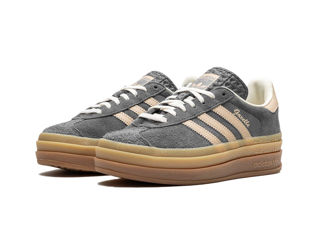 Adidas Gazelle Bold Grey Magic Beige Gum (Women's)-sneakers-Adidas-pikastore.cz