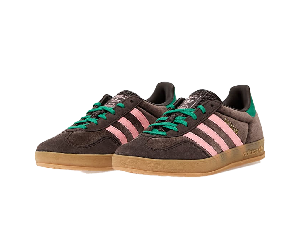 Adidas Gazelle Indoor Dark Brown Glow Pink-Adidas-pikastore.cz