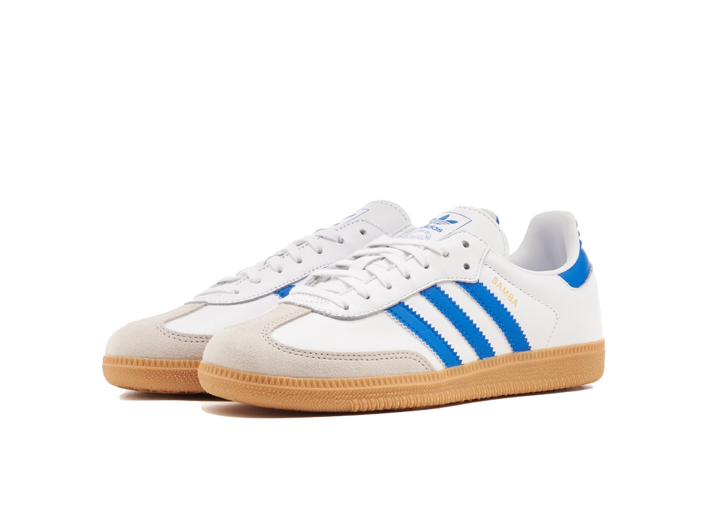 Adidas Samba OG J White Blue Gum-Adidas-pikastore.cz