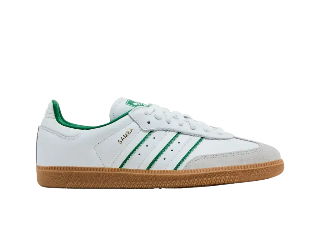 Adidas Samba OG Cloud White Green-Adidas-pikastore.cz