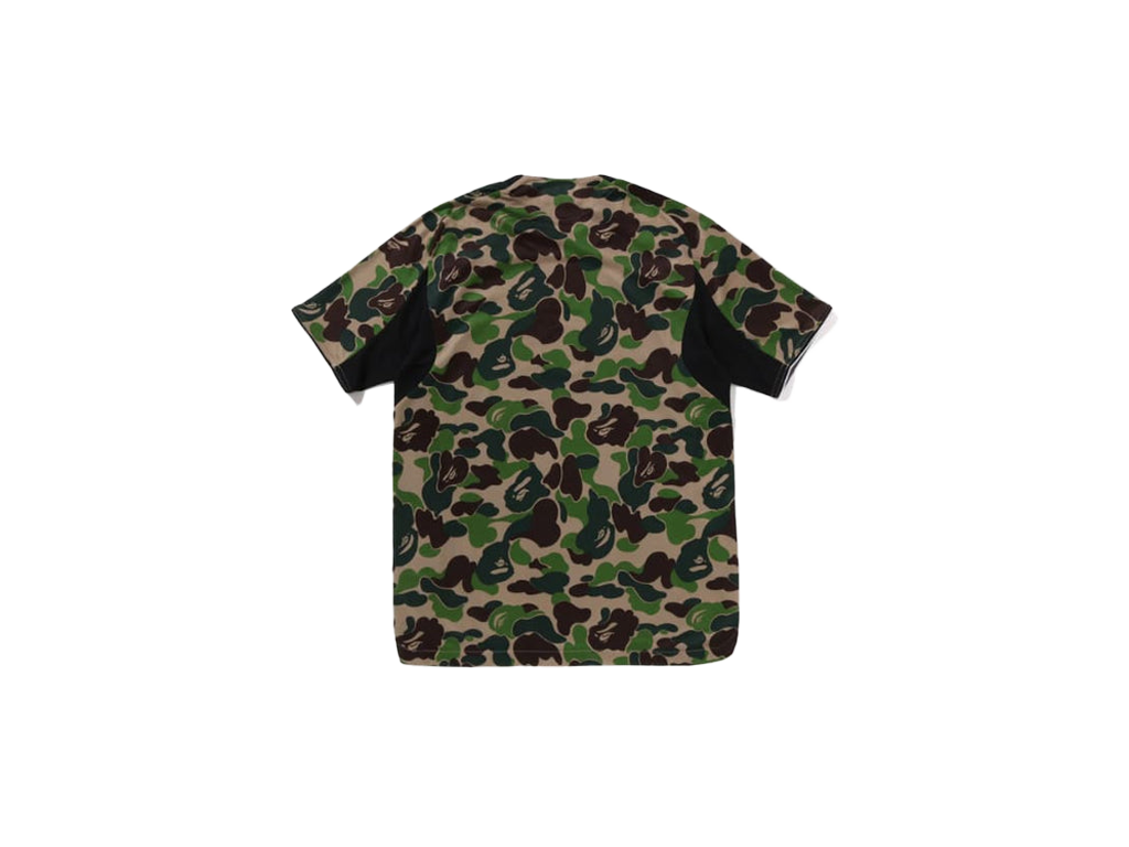 Adidas x BAPE Football Graphic Slim Jersey T-shirt Green-Adidas-pikastore.cz