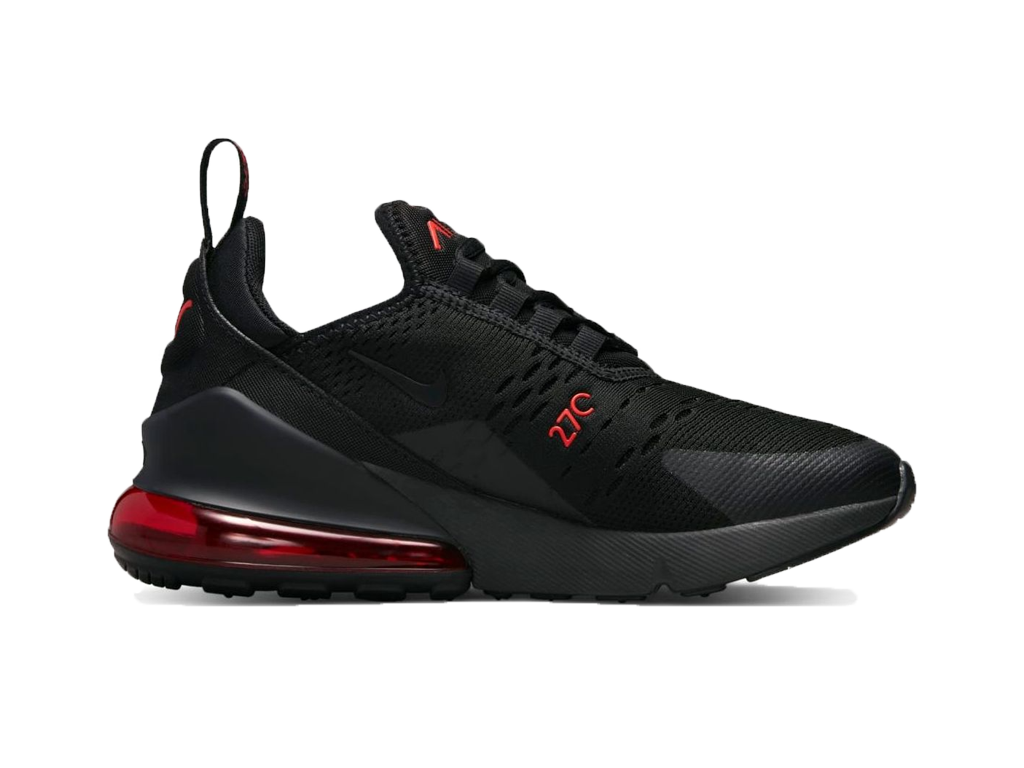 Nike Air Max 270 GS Multi-Swoosh - Black Habanero Red-Nike-pikastore.cz