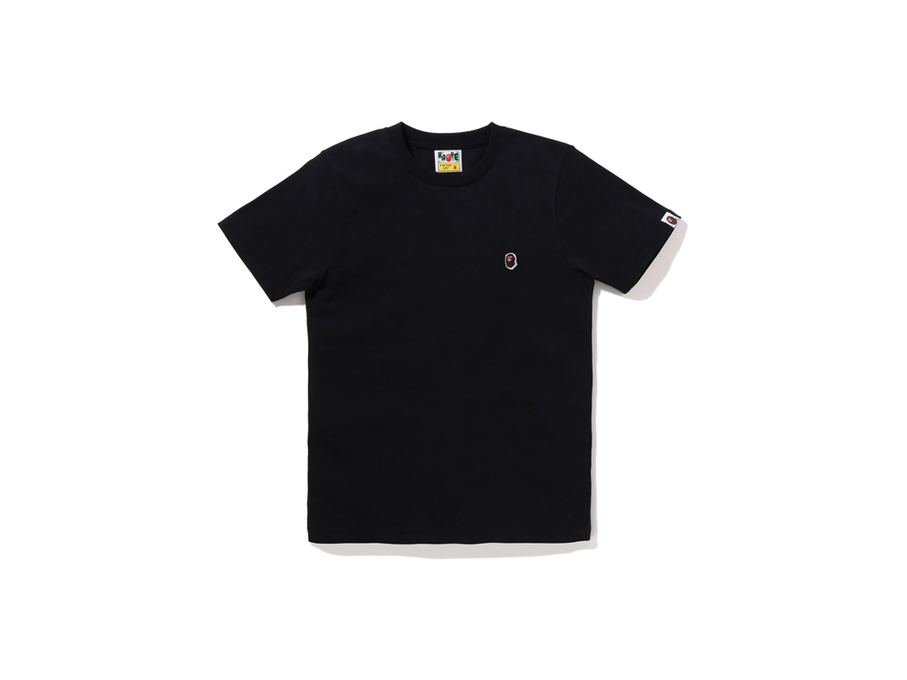 BAPE Ape Head One Point Tee Black-BAPE-pikastore.cz