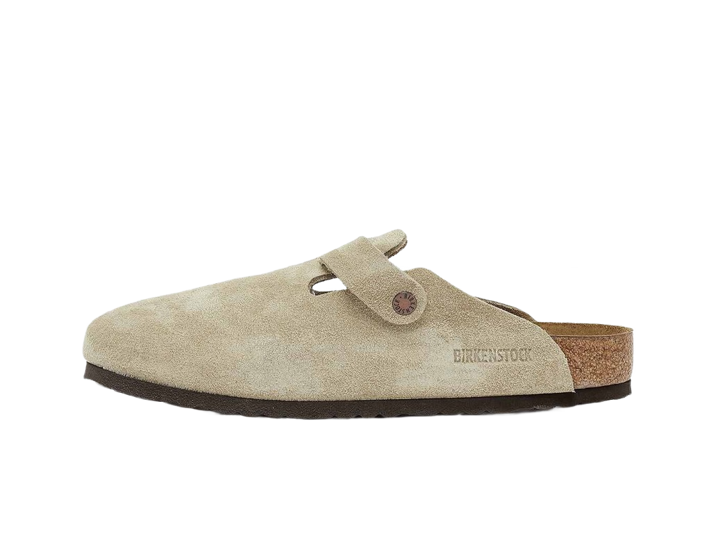 Birkenstock Boston Suede Soft Footbed Taupe-Birkenstock-pikastore.cz
