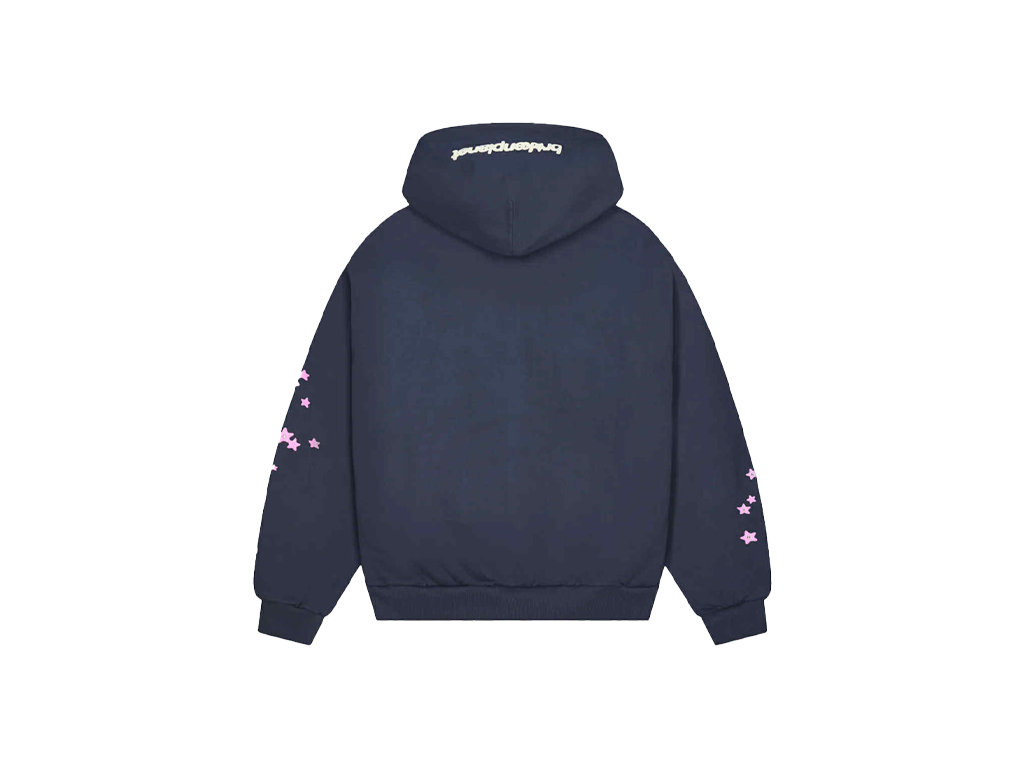 Broken Planet All The Stars Hoodie Deep Navy Pink-Broken Planet-pikastore.cz