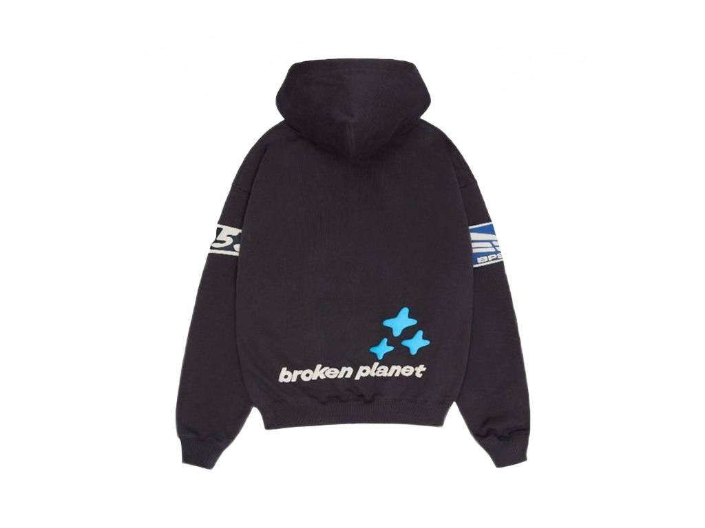 Broken Planet Escape To The Future Hoodie Soot Black-Broken Planet-pikastore.cz