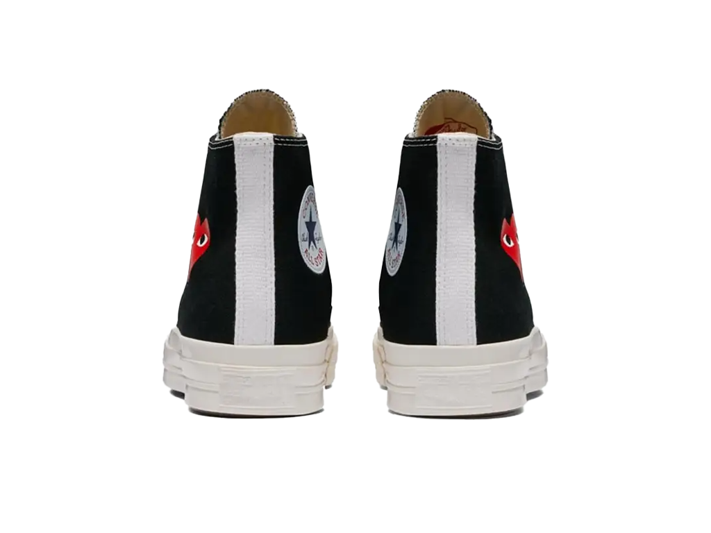 Converse Comme des Garcons PLAY x Chuck 70 High Single Heart - Black-Converse-pikastore.cz