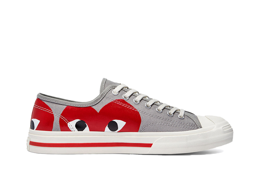 Converse Comme des Garcons PLAY x Jack Purcell Drizzle Red-Converse-pikastore.cz